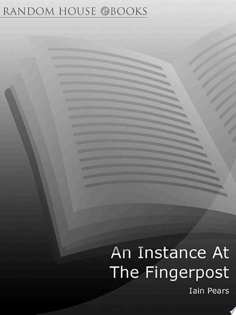 Cover of An Instance Of The Fingerpost
