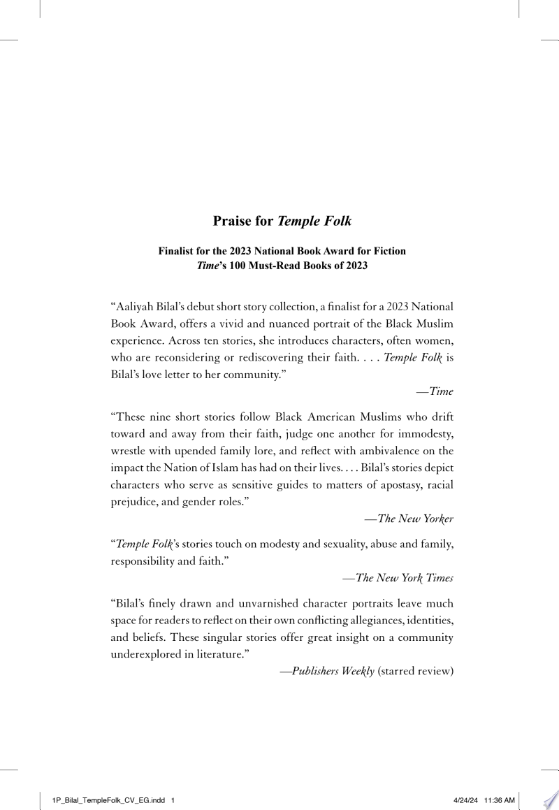 Cover of Temple Folk