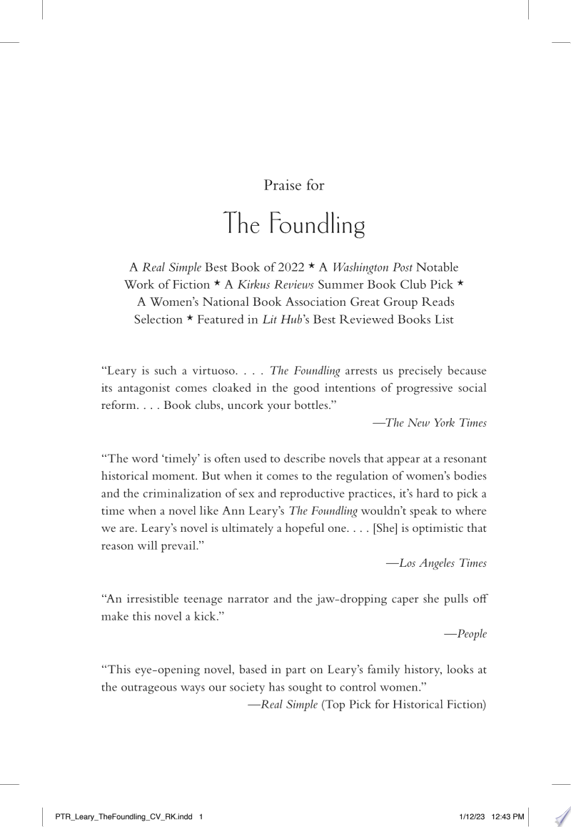 Cover of The Foundling