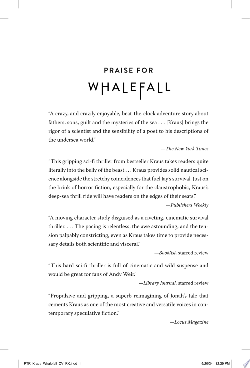 Cover of Whalefall
