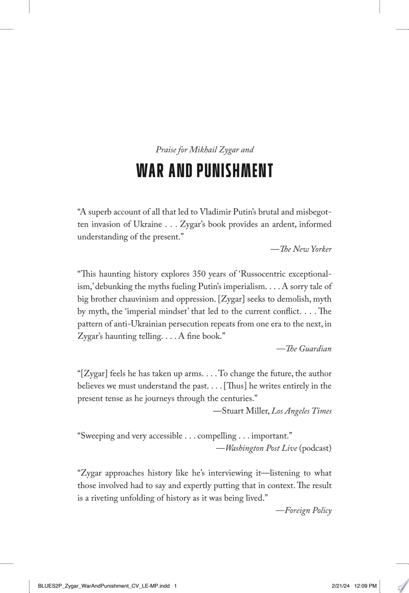 Cover of War and Punishment