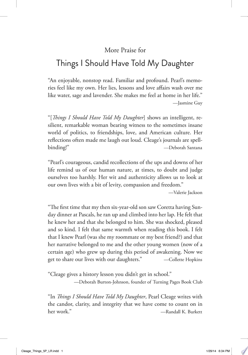 Cover of Things I Should Have Told My Daughter