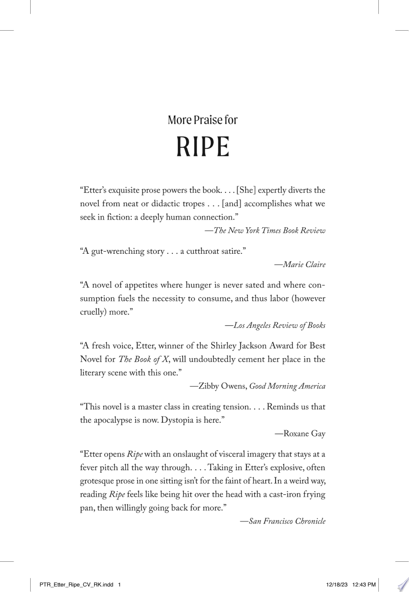 Cover of Ripe