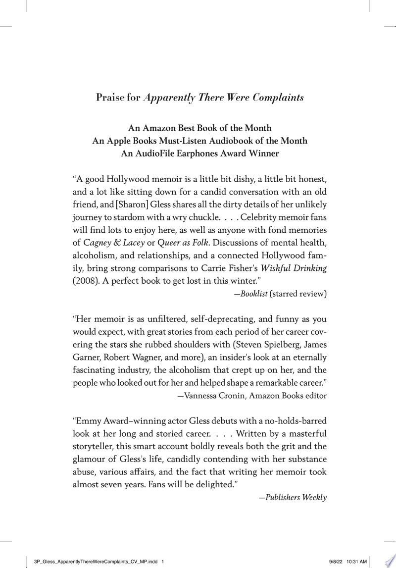 Cover of Apparently There Were Complaints