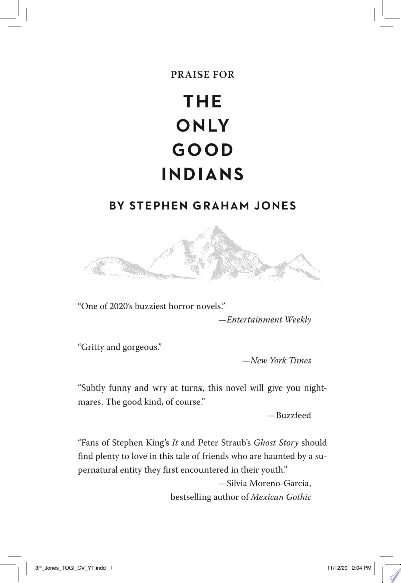 Cover of The Only Good Indians