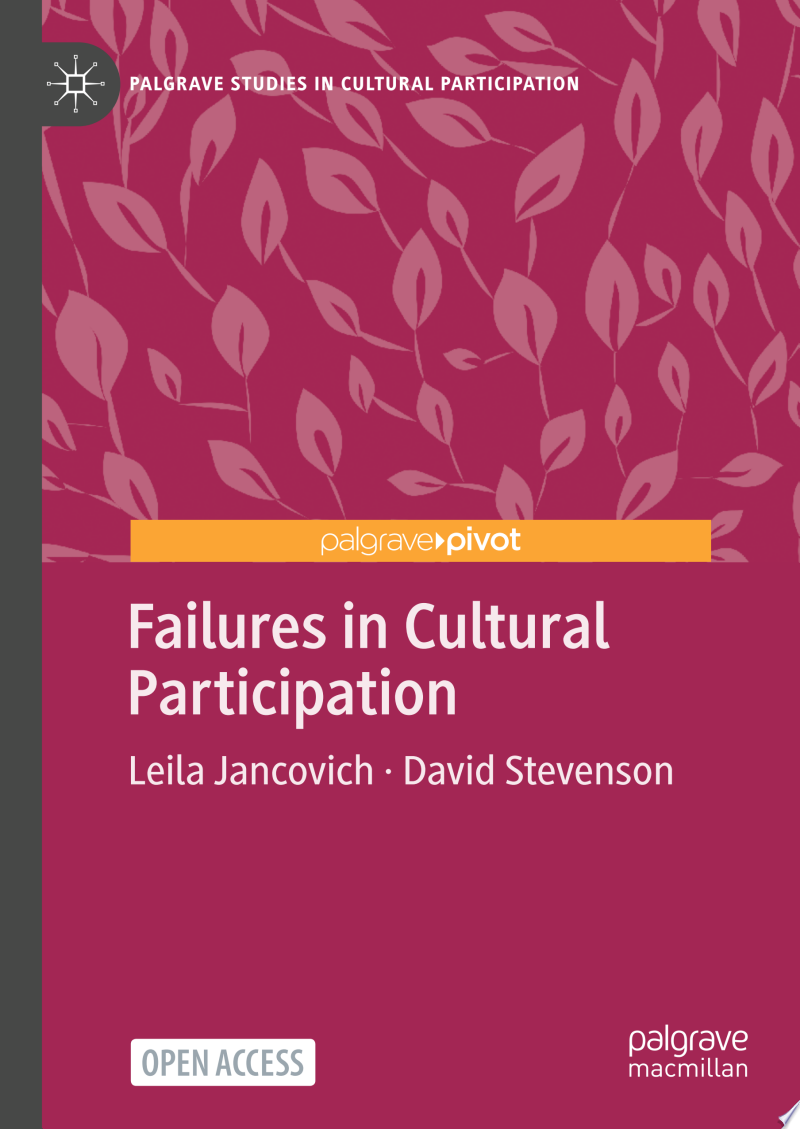 Cover of Failures in Cultural Participation