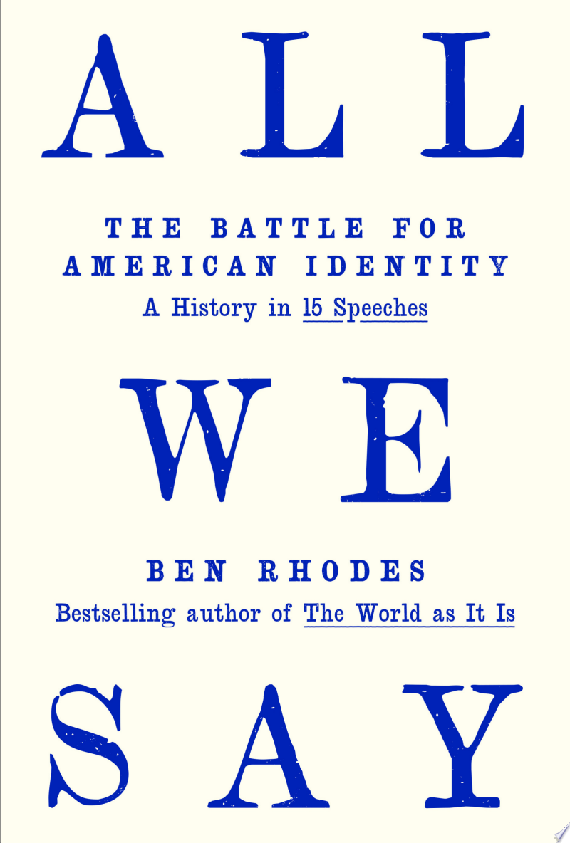 Cover of All We Say