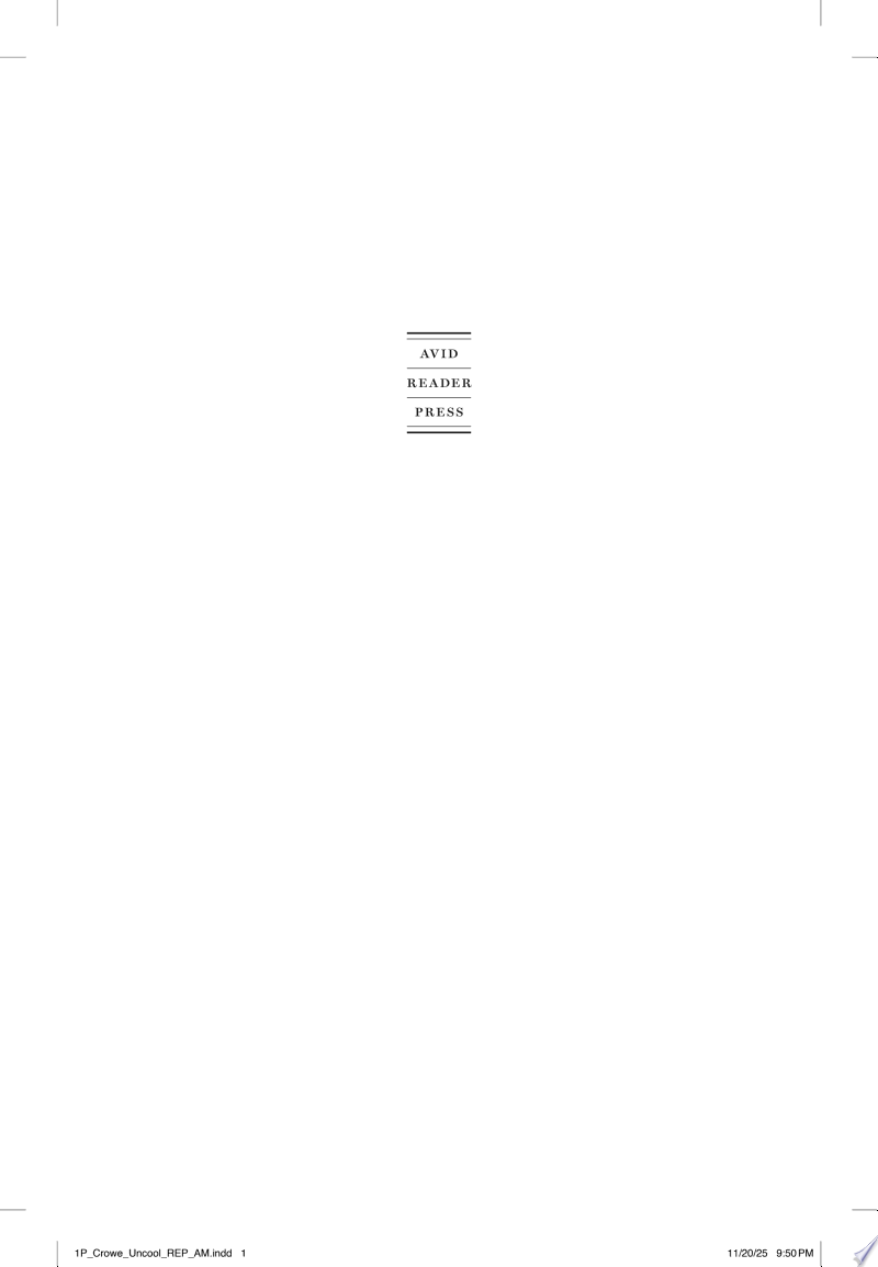 Cover of The Uncool