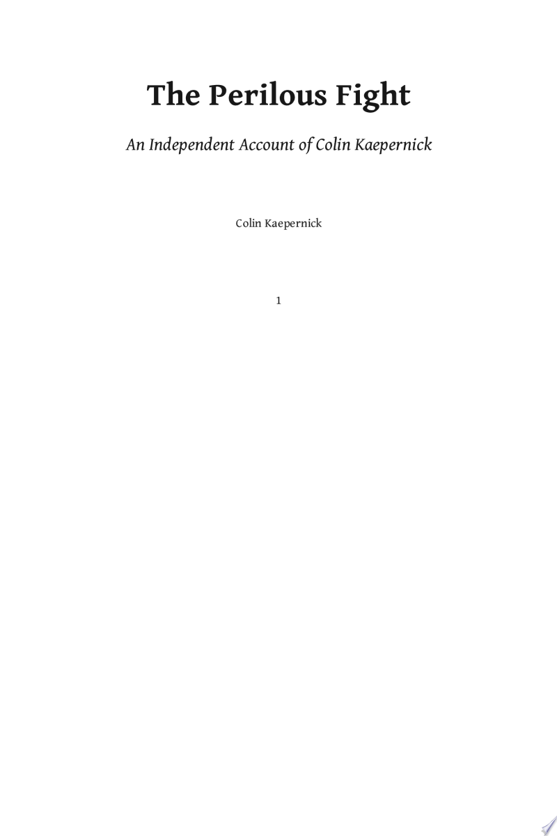 Cover of The Perilous Fight