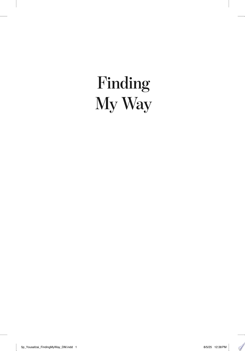 Cover of Finding My Way