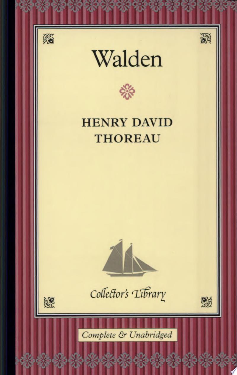 Cover of Walden