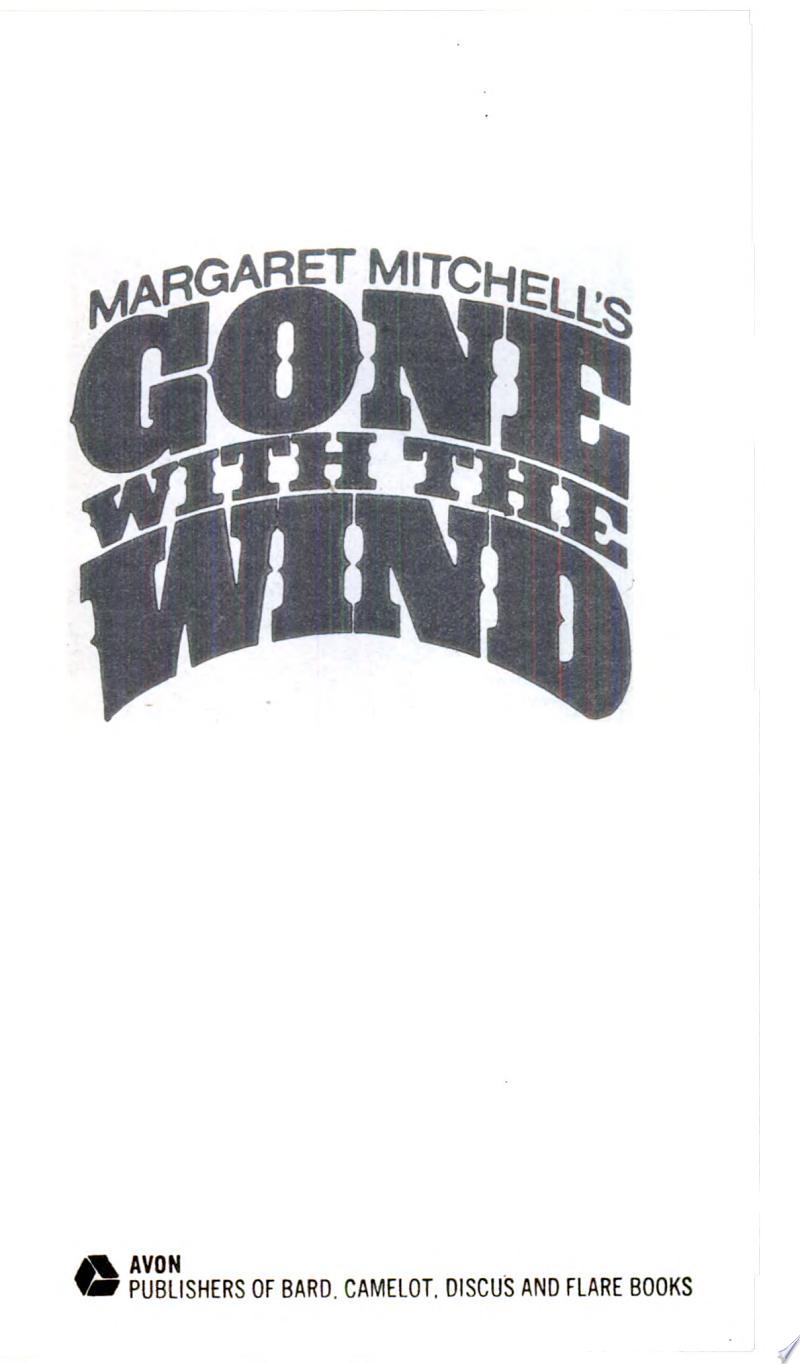 Cover of Gone with the Wind/ Margaret Mitchell