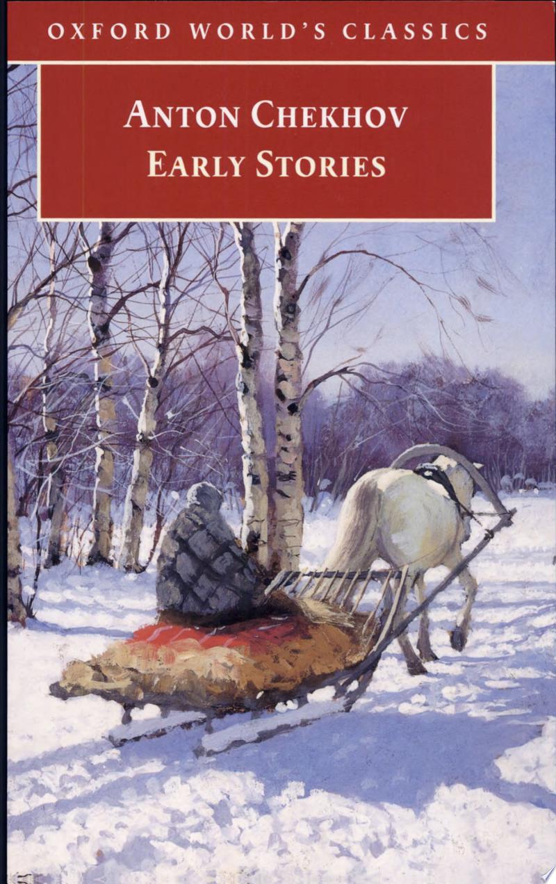 Cover of Anton Chekhov. Earliest Stories: Chekhov's Complete Collected Works, vol. 1