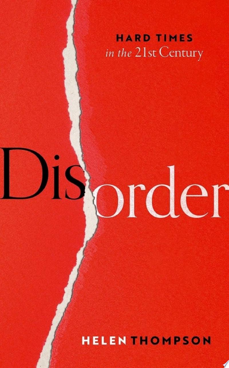 Cover of Disorder: Hard Times in the 21st Century
