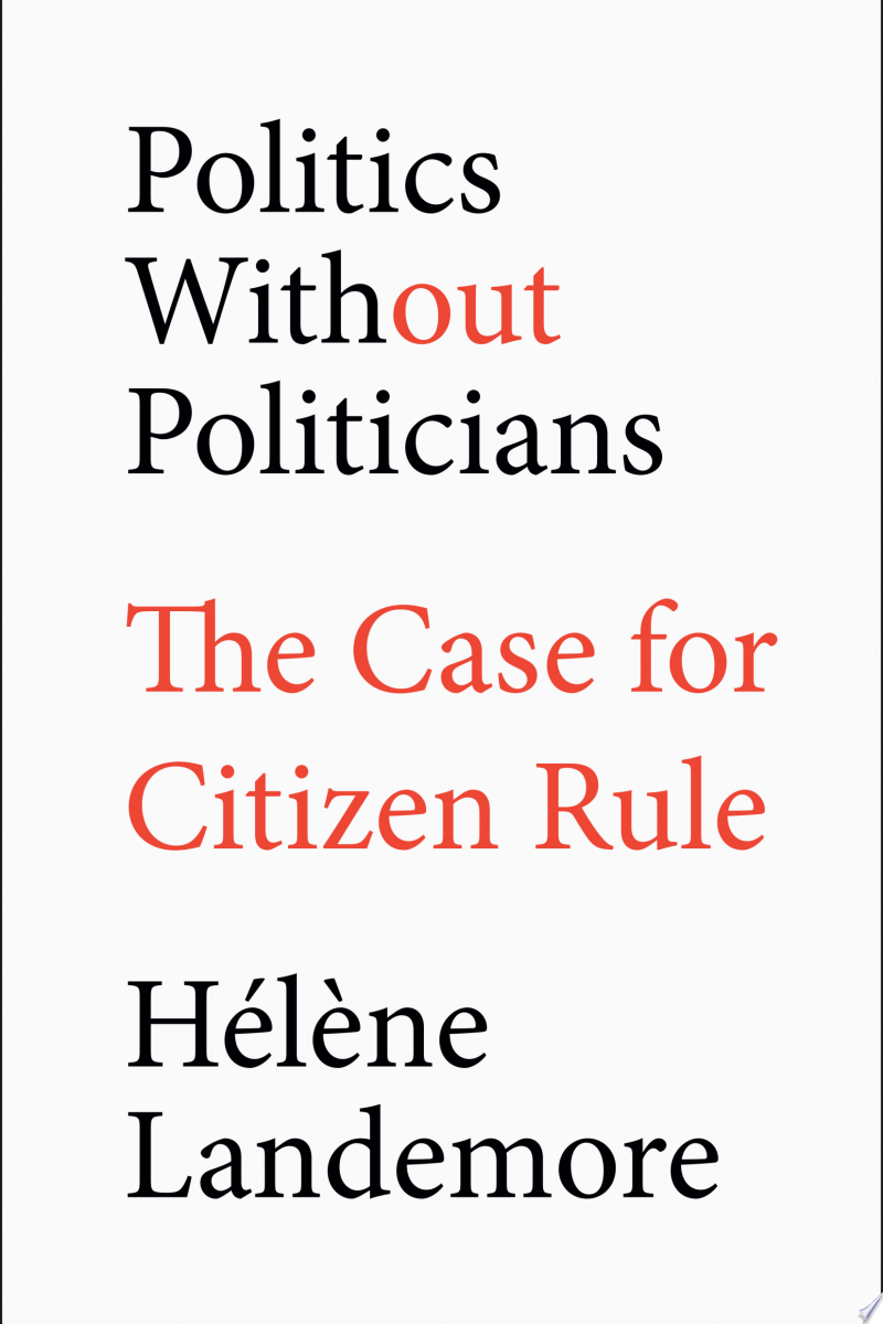 Cover of Politics Without Politicians