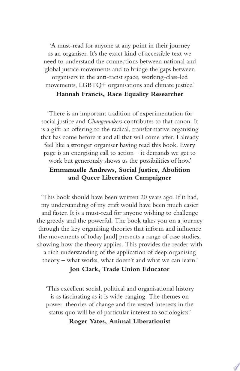 Cover of Changemakers