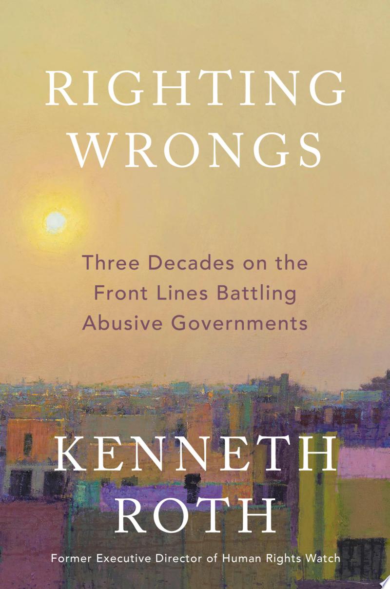 Cover of Righting Wrongs