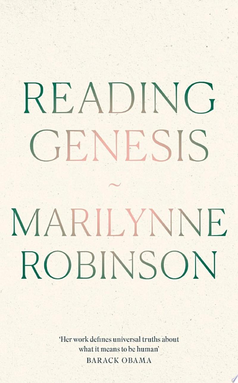 Cover of Reading Genesis