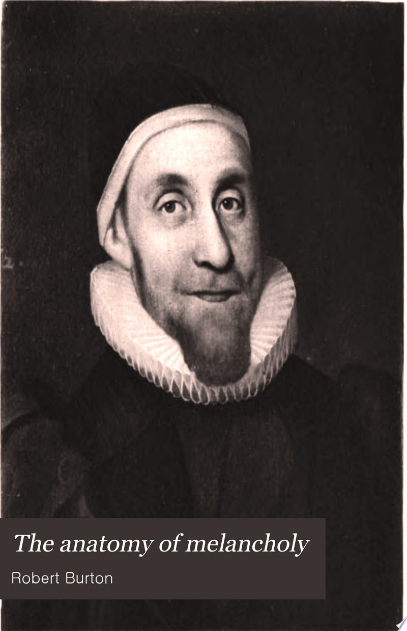Cover of The Anatomy of Melancholy